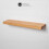 (60 cm, Natural Oak) Rustic Chunky Floating Shelf Handmade from Solid Wood 6x2 reclaimed scaffold 4
