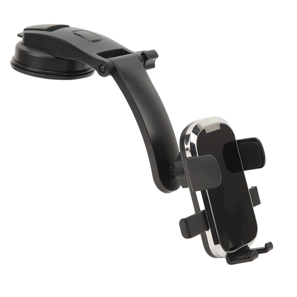 Suction Cup Phone Holder, 360 Rotation, Abs Silicone, Black 6921370585789