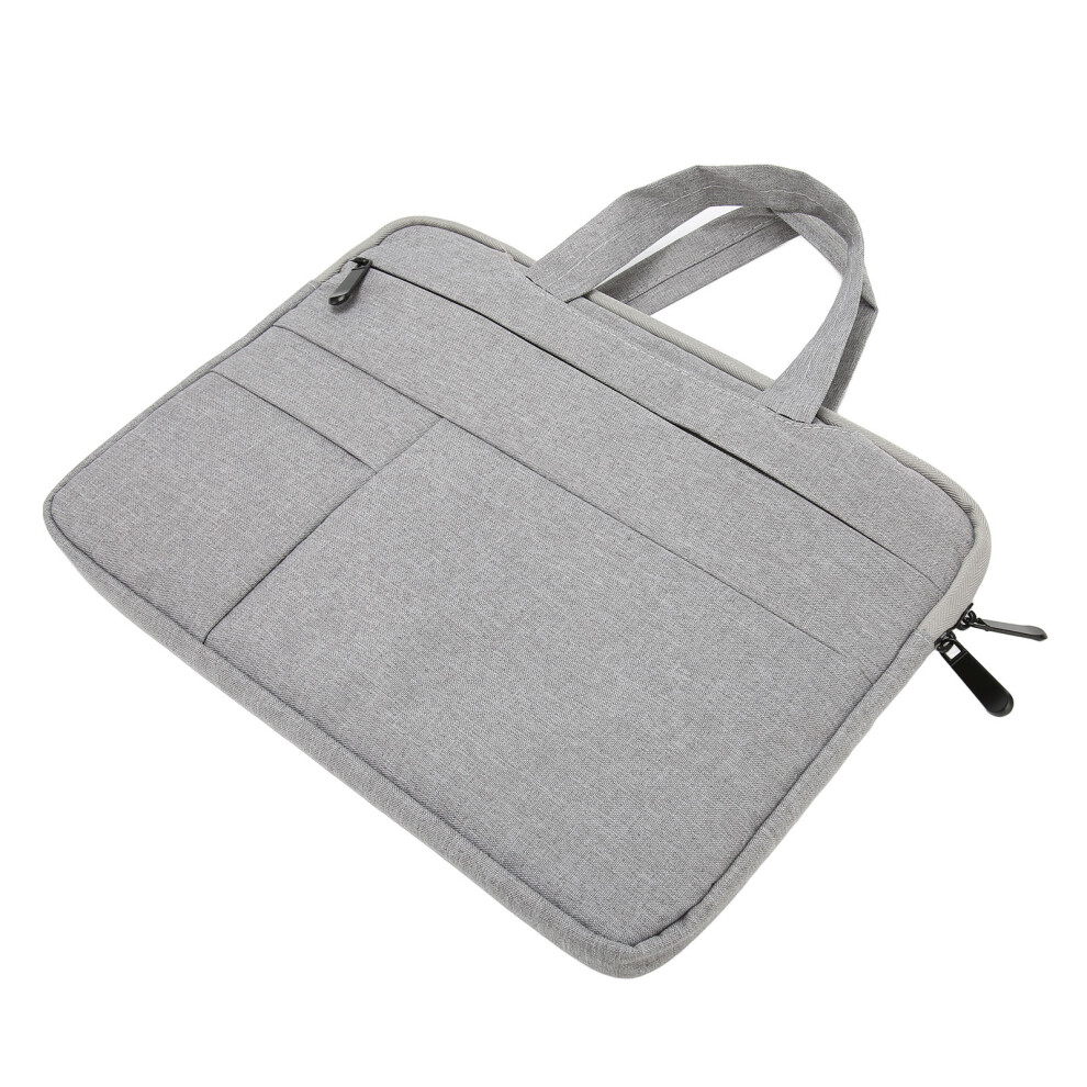 Waterproof Oxford Laptop Case 15 Inch Double Zipper Protect Sleeve Light/Gray 8731370585768