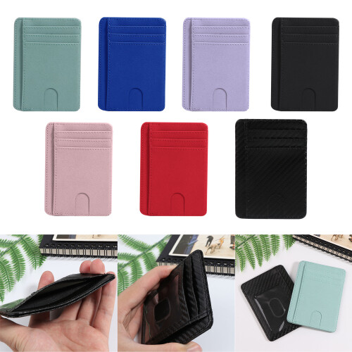 RFID Blocking Wallet for Men PU Leather Credit Card-Black 2