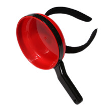 Lustiges Stirnband in Pfannenform, 21,5 cm, süßes Gesicht, Wasch- und Make-up-Zubehör