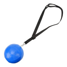 Inflatable Blue Swing Trainer Ball with Adjustable Lanyard for Beginners