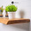 (150 cm, Antique Pine) Live Edge Rustic Floating Shelf Solid Wood, Wayne Edge Chunky Old Slab Dark Oak 2