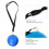 Inflatable Blue Swing Trainer Ball with Adjustable Lanyard for Beginners 6