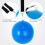 Inflatable Blue Swing Trainer Ball with Adjustable Lanyard for Beginners 3