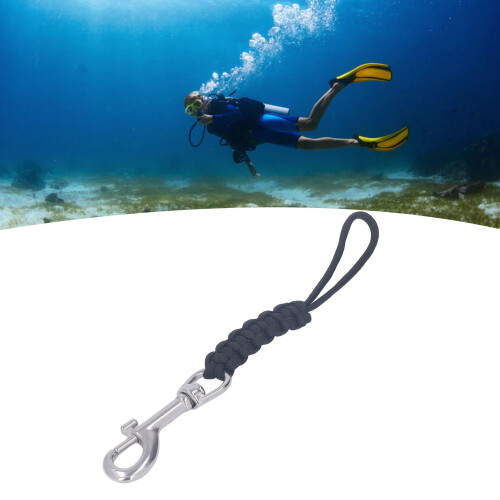 Multi-Purpose Diving Camera Lanyard with Quick Release Durable Material Black
