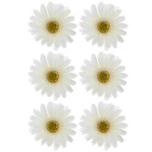 36Stk Haaraccessoires Weiß Stoff Für Kinder