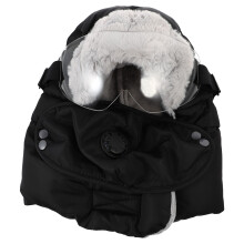 2Sets Outdoor Winterhut Mit Maske Verstellbarer Passform