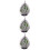 3Stk Aromatherapie Duftanhänger Kette Farben 8