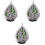 3Stk Aromatherapie Duftanhänger Kette Farben 3