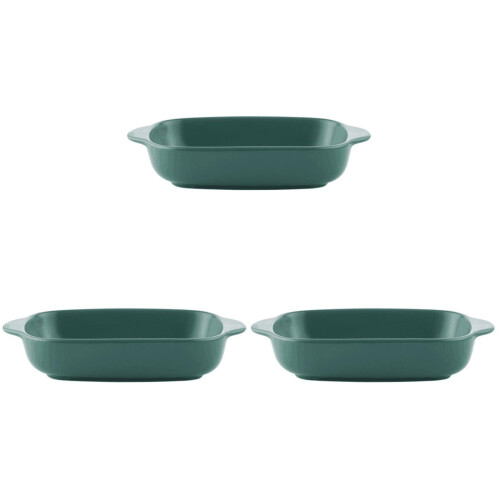 3Stk Grüne Keramik Backbleche Langlebig Für Kuchen Backen 1