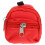 5Stk Roter Stoff Mini Rucksack, Dekoratives Mini Accessoire 2