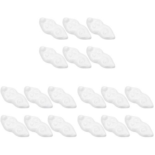 18Stk Wolkenförmige Keramik Essstäbchenhalter Transparent Für 1