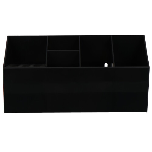 3Stk Schwarz Kosmetik Stifthalter Organizer Mit Glatter Oberfläche
