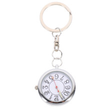 2St Duurzaam Alloy Kinder Zakhorloge Met Grote Cijfers En Zilverkleur