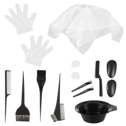 33St Professionele Haarverfset Met Accessoires in Diverse Kleuren