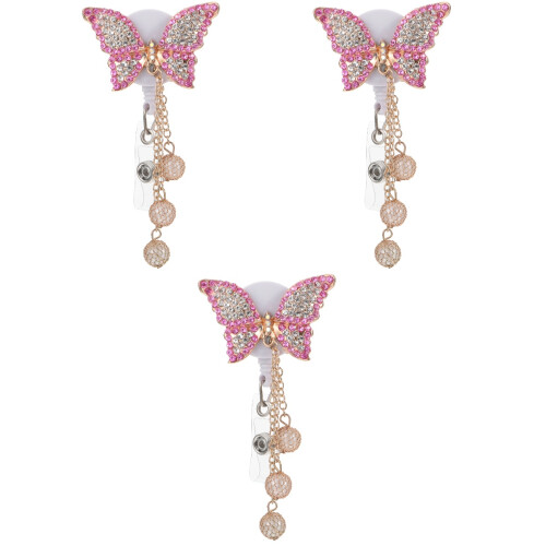 3St Roze Badge Reel Decoratief En Stevig 2