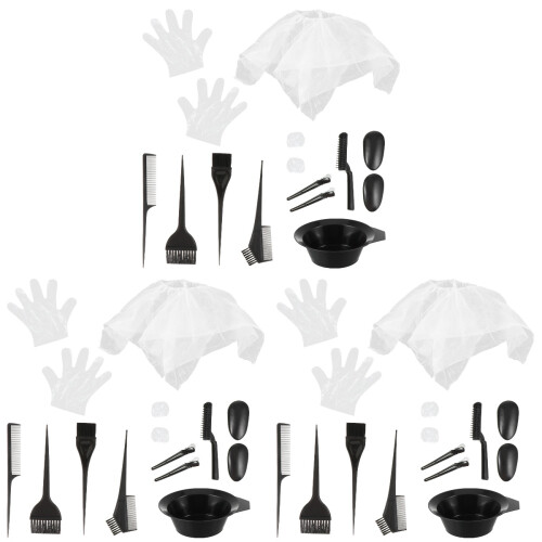 33St Professionele Haarverfset Met Accessoires in Diverse Kleuren 1