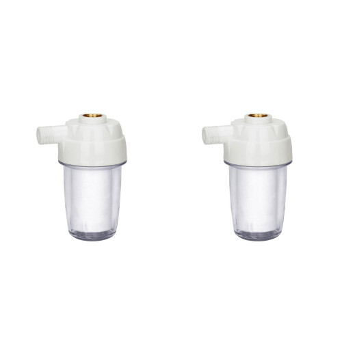 2St Wasmachine Pet+pp+ Sedimentfilter Wit Voor Thuis 2