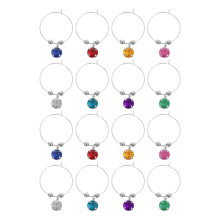 48St Creatieve Wijnglas Labels Assorti Kleuren Voor Feest & Bruiloft
