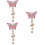 3St Roze Badge Reel Decoratief En Stevig 5