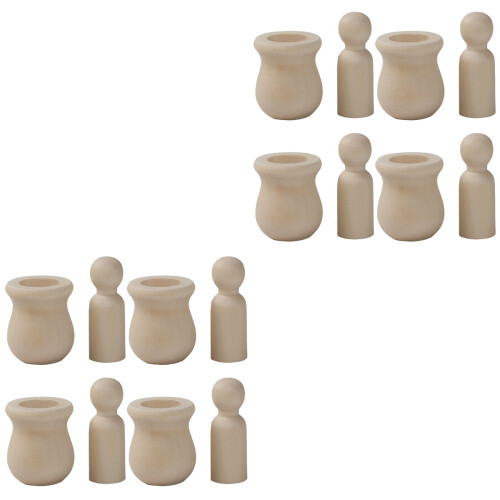 40Sets Khaki, Hout Voor Kinderen 2
