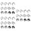 18Paren Basis Zwarte Oorclips Vrouwen En Modieus 6
