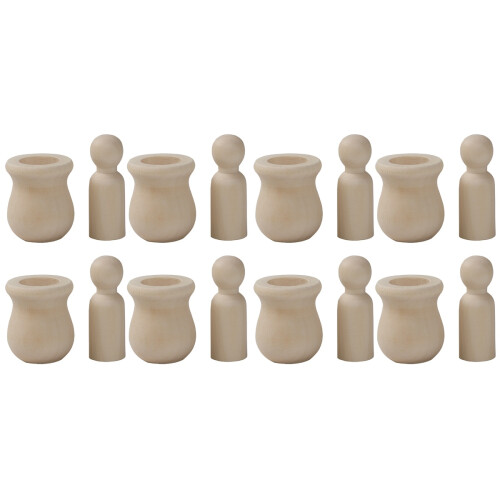 40Sets Khaki, Hout Voor Kinderen 1