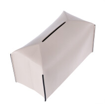 3St Beige Multifunctionele Tissuebox Met Opbergvak Voor Auto
