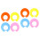 8St Kinder Badmuts Waterdicht, 3D , Verstelbare , Assortikleur 4