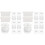 2Sets Wit Louver Accessoires Vertical Blind Ketting Voor Decoratie 2
