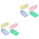 80St Plastic Labels Sleutels En Bagage Met En Ring 3