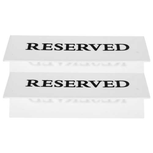 10St Witte Reserveringsborden Herbruikbaar Voor Restaurant 1