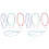 8Stk Farbige Brillenhalter Mit Perlen, Universal, Leicht 2