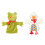6St Interactieve Handpoppen Kids Groen Wit -Kind Speelgoed 1