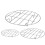 9St Stevig Roestvrij Stoomrek Antislip Stoomaccessoire 11