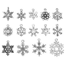 210Stk DIY Anhänger Schmuck Zubehör Silber Alloy