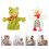 6St Interactieve Handpoppen Kids Groen Wit -Kind Speelgoed 10