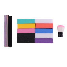 3Sets Nagelfeilen Set Farbe Mix Für Maniküre Und Nagelkunst