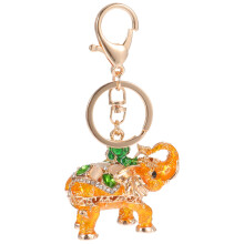 8Stk Eleganter Schlüsselanhänger Elefant Zinklegierung