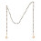 3Stk Mask Hanging Strap, Schwarzes Design Mit Feiner Perlenkette 1