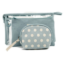 6Stk Portable Kosmetikbeutel Sky Blue Robust Leicht Zu Reinigen