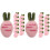 24Pièces Accessoires Broches Carottes Feutrées Roses Pour Création DIY 4