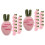 24Pièces Accessoires Broches Carottes Feutrées Roses Pour Création DIY 6