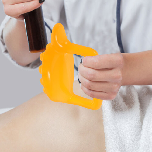 2Stk Massage-Accessoire Orange Für Nacken Und 2