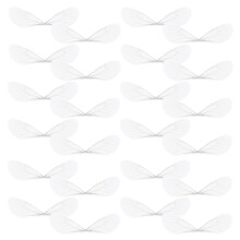 500Stk Weiche Polyester Libellenflügel Charms Für DIY Schmuck Und