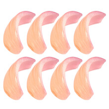 8Stk Rosa Künstliche Zwiebelscheiben PVC Simulation Für Spiel Und