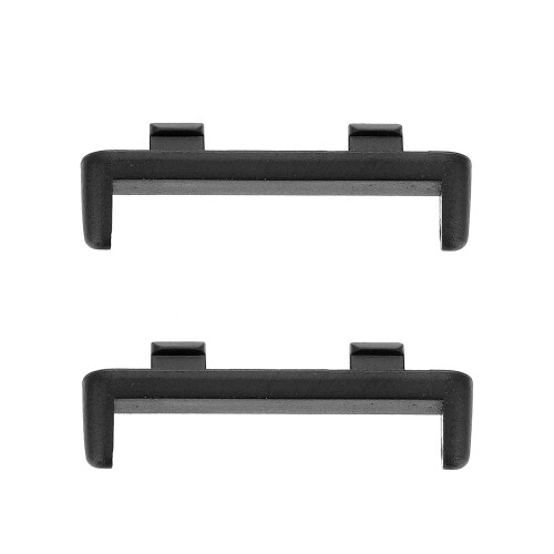 4Stk Schwarze Uhrenband Link Header Adapter Zubehör 1