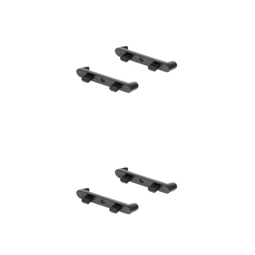 4Stk Schwarze Uhrenband Link Header Adapter Zubehör 2