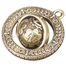 3Stk DIY Messing Anhänger Golden Schlüsselanhänger Schmuck